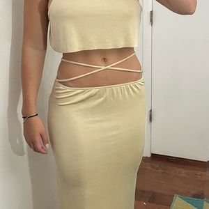 Matching skirt set